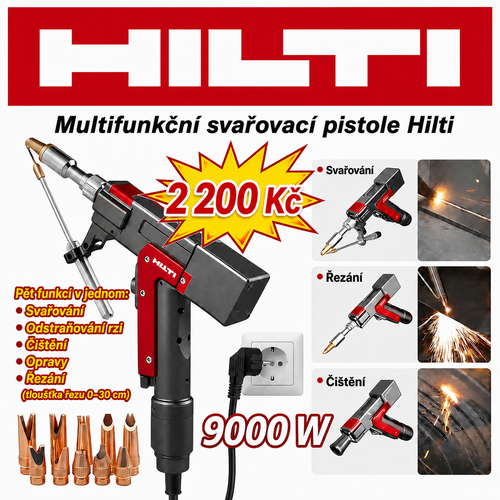 Přenosný laserový svářecí přístroj 9000 W (čtyři v jednom) Svařování + Řezání + Odstraňování rzi + Čištění [Tloušťka svaru: 0–30 mm]